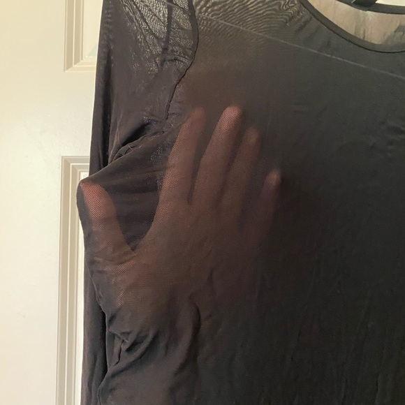 Windsor Black Mesh Bodysuit - Picture 2 of 5